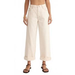 NEW Z SUPPLY lou denim pant in beige